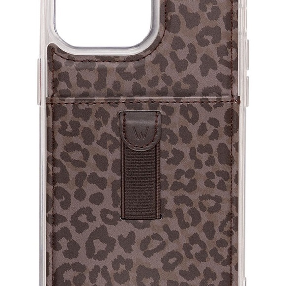 WalliCase Leopard Print Phone Case with Card Holder for iPhone 15 Pro Max - Picture 1 of 3